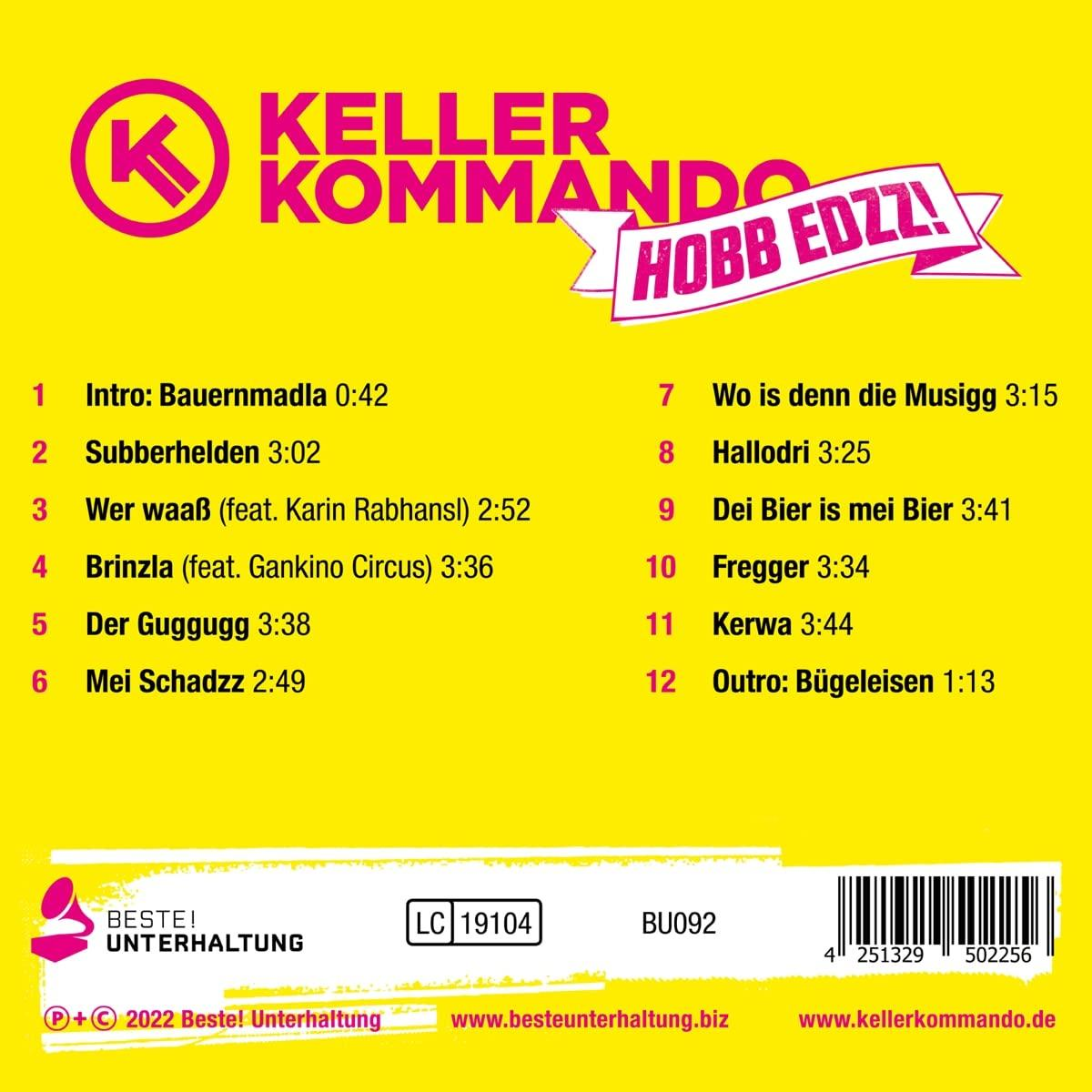 Kellerkommando - Hobb Edzz  - (CD)