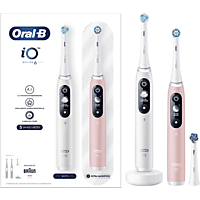 ORAL-B iO Series 6 n DUO Elektrische Zahnbürste White + Pink Sand