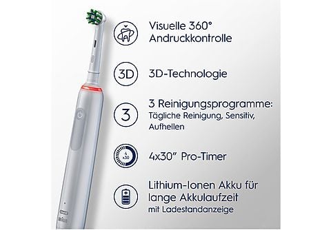 Elektrische Black kaufen n Zahnbürste Pro DUO 3-3900 | + White online MediaMarkt ORAL-B