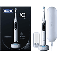 ORAL-B iO Series 10 mit Reiseetui Elektrische Zahnbürste Stardust White