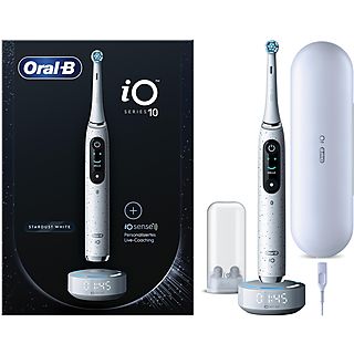 ORAL-B iO Series 10 mit Reiseetui Elektrische Zahnbürste Stardust White