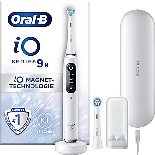 ORAL-B iO Series 9N mit Reiseetui Elektrische Zahnbürste White Alabaster