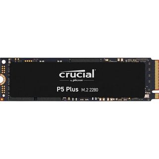 Disco duro SSD interno 500 GB - Crucial P5 Plus, Tecnología PCIe® 4.0 NVMe™, Velocidad lectura 6600 MB/s, Negro