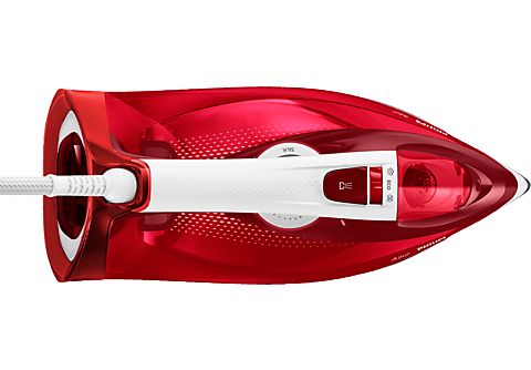 Plancha de vapor - Philips Azur GC4554/40, 2500 W, Plancha de vapor, Rojo