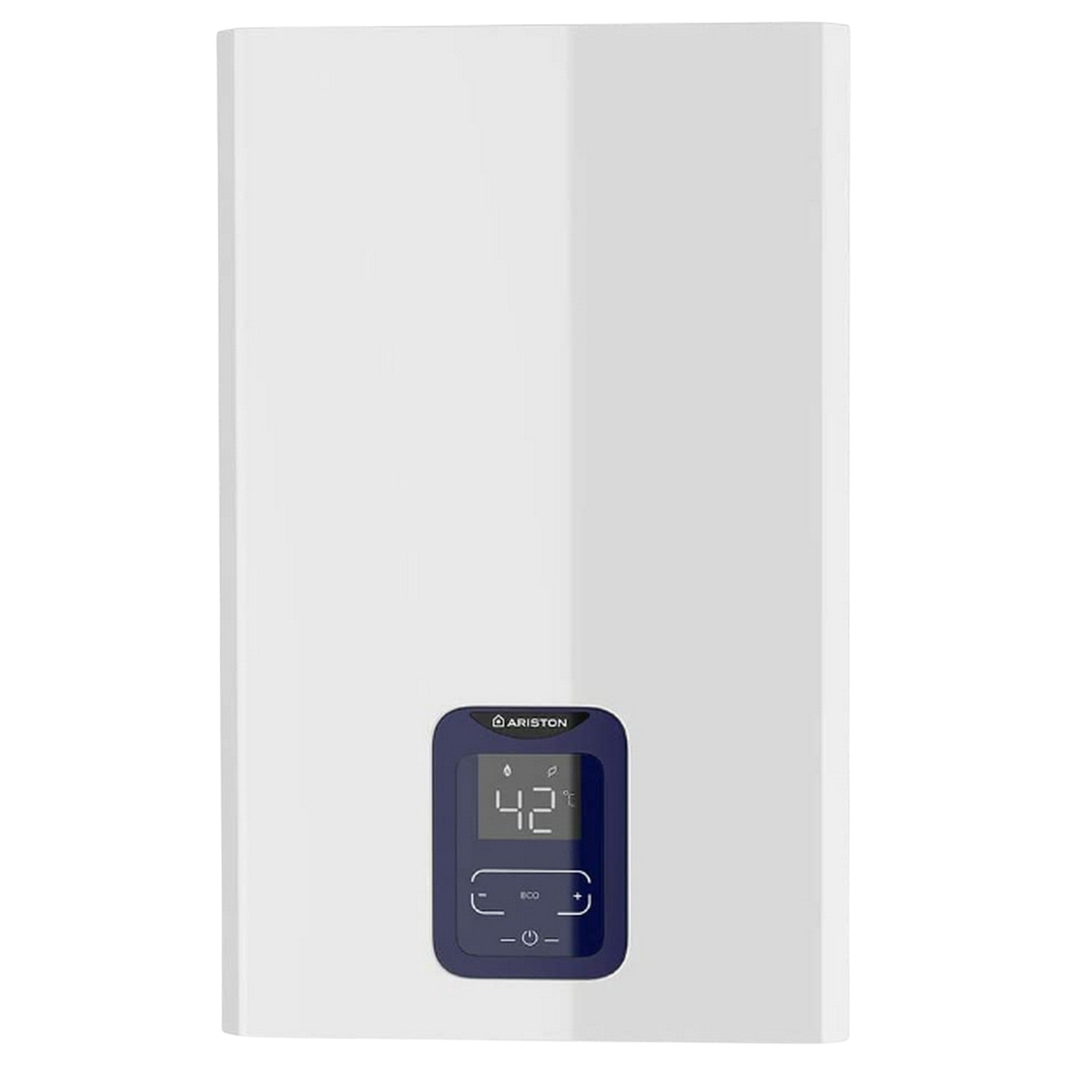 Calentador a gas - Ariston NEXT EVO X SFT11 GLP BLU EU, 11L, Funciona con gas natural/ butano/ propano, 22/7.8 Kw, Estanco, Blanco + KIT Salida humos