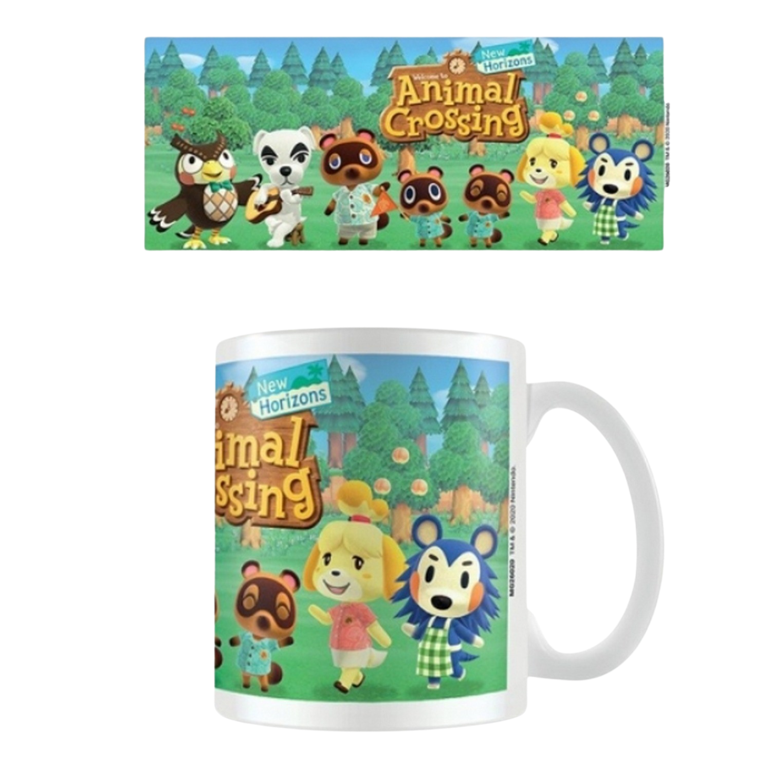 Taza - Sherwood Animal Crossing Lineup, 0.32 l, Cerámica, Multicolor