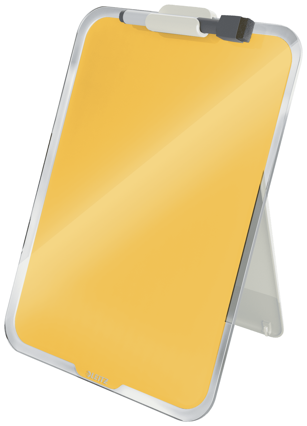 LEITZ COSY asztali üvegtábla, állvány, meleg sárga (39470019)