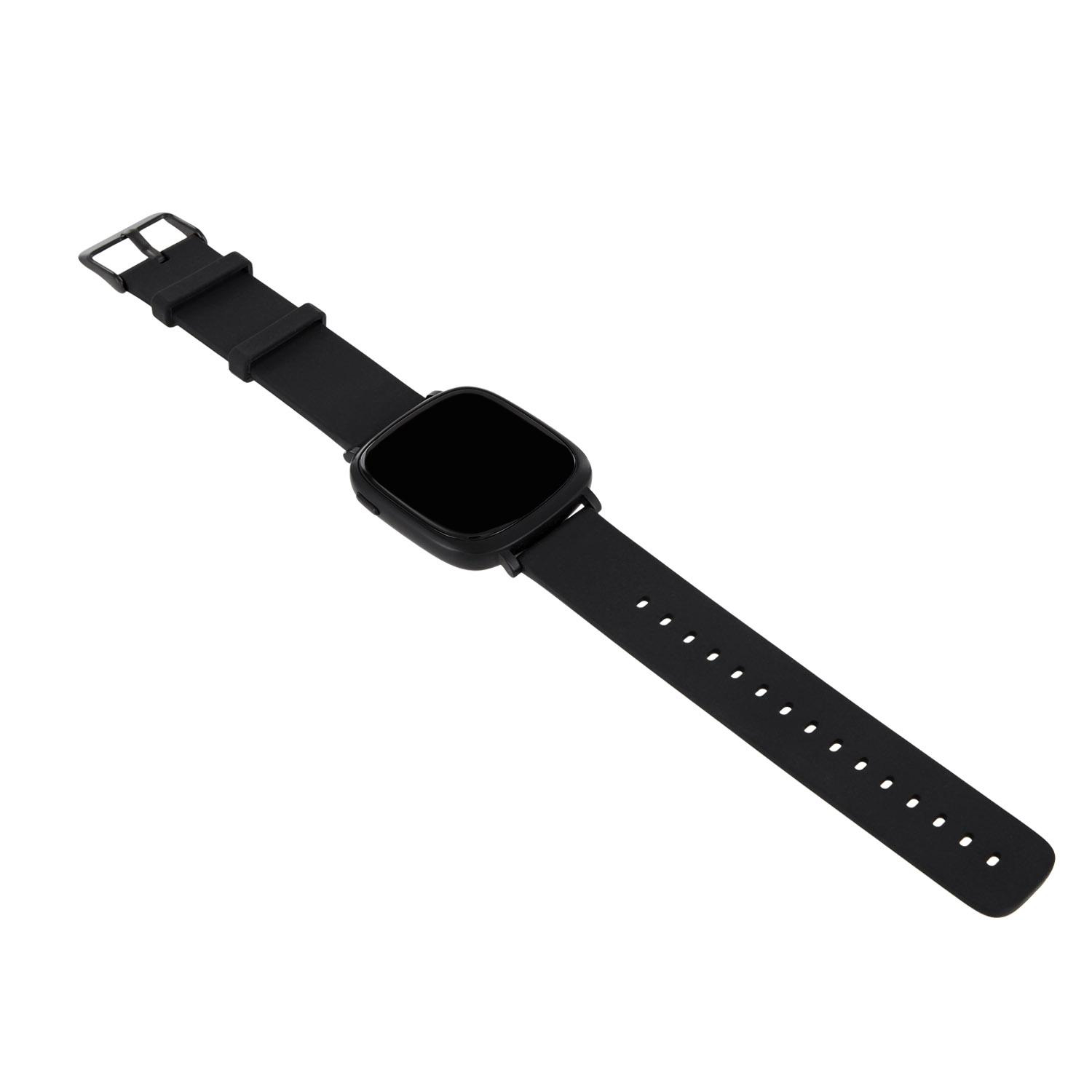 X-WATCH X-WATCH IVE XW FIT - URBAN BLACK - (54040) Smartwatch Polycarbonat Silikon, 20 x 247 mm, Gehäuse:Schwarz/Armband: Schwarz