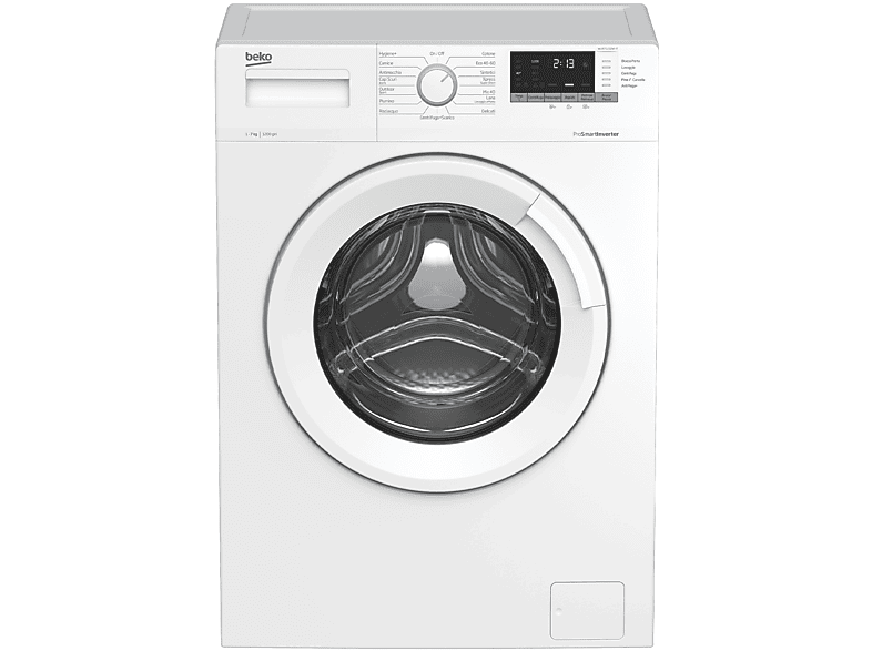 Beko Wux71232Wi-It Lavatrice Slim, Caricamento frontale, 7 kg, 49 cm, Classe D