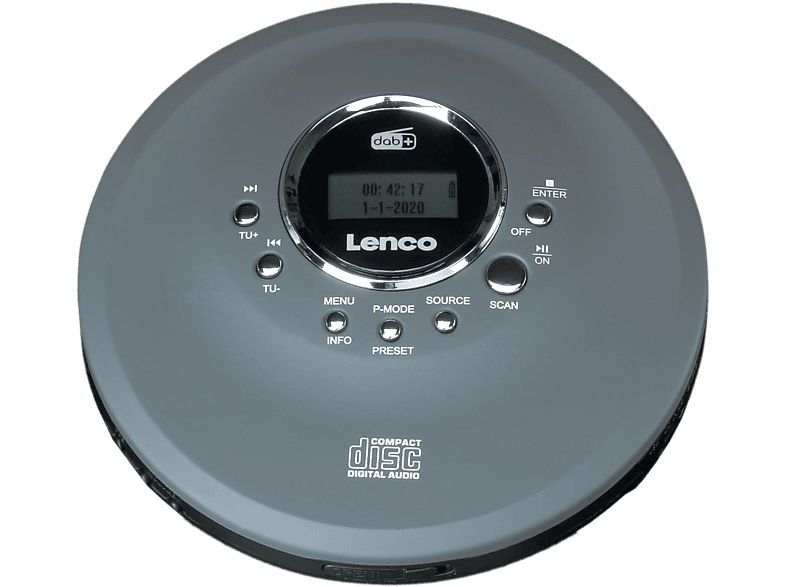 Lenco Draagbare Cd/mp3-speler (cd-400gy)