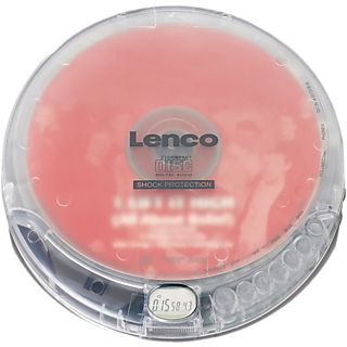 LENCO Draagbare CD-MP3-speler Transparant (CD-202TR)