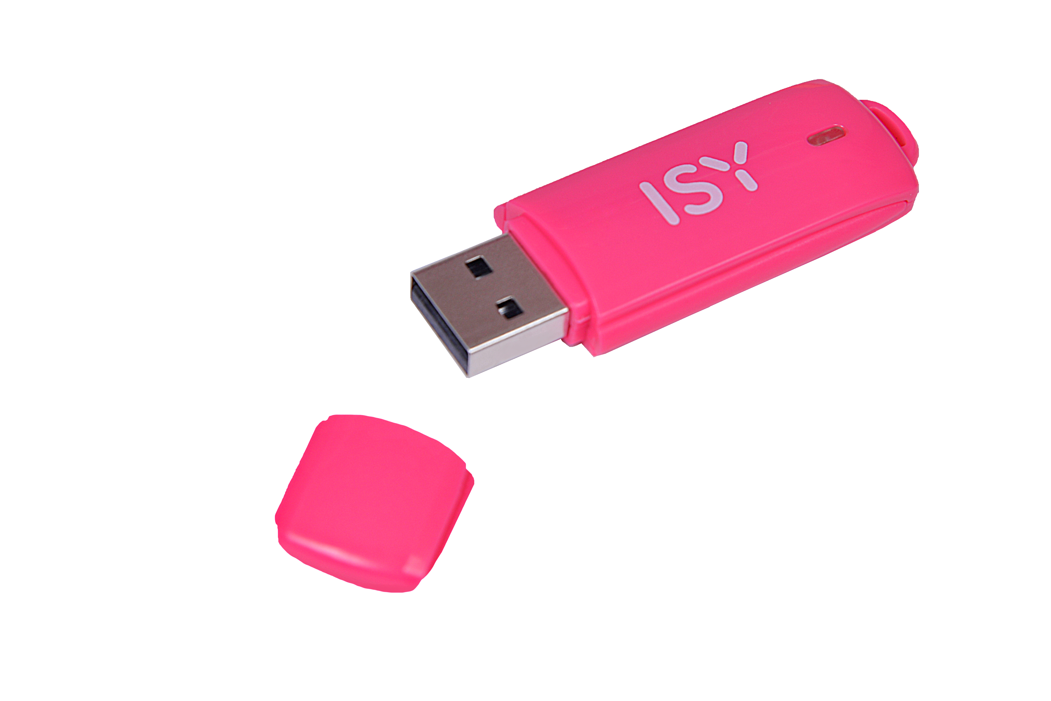 ISY IMU-2300-NEON USB-Stick, 64 GB, 4 MB/s, Neon-Blau, Neon-Grün, Neon-Orange, Neon-Pink