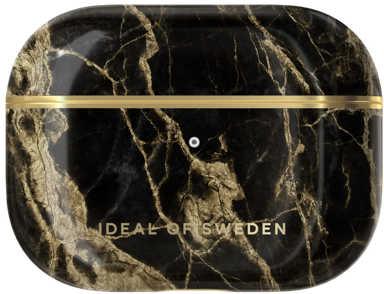 IDEAL OF SWEDEN Oplaadcase cover voor AirPods Pro Golden Smoke Marble (DS AC191-PRO)