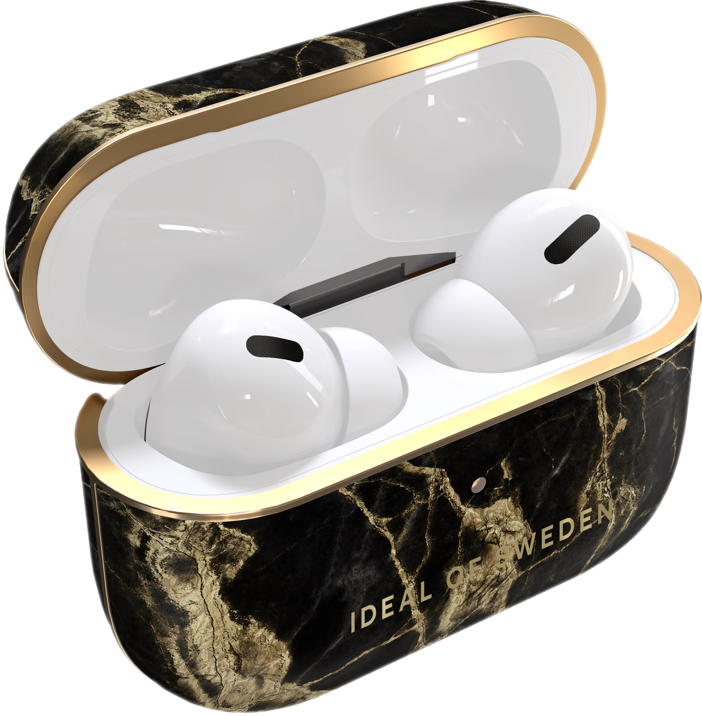 IDEAL OF SWEDEN Oplaadcase cover voor AirPods Pro Golden Smoke Marble (DS AC191-PRO)