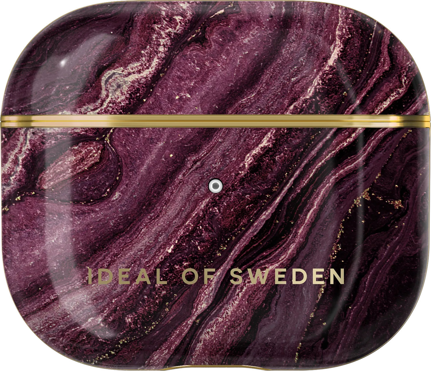 IDEAL OF SWEDEN Oplaadcase cover voor AirPods (3rd generation) Golden Plum (DS AC232-3RD)