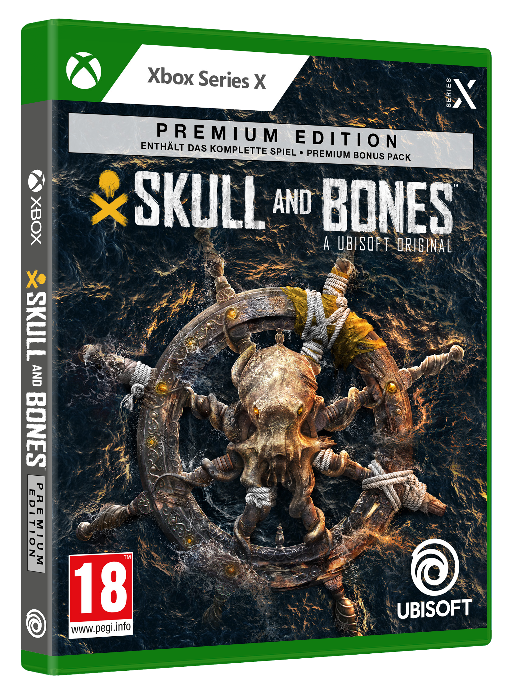 Skull and Bones Spielbox für Xbox Series X, Premium Edition.