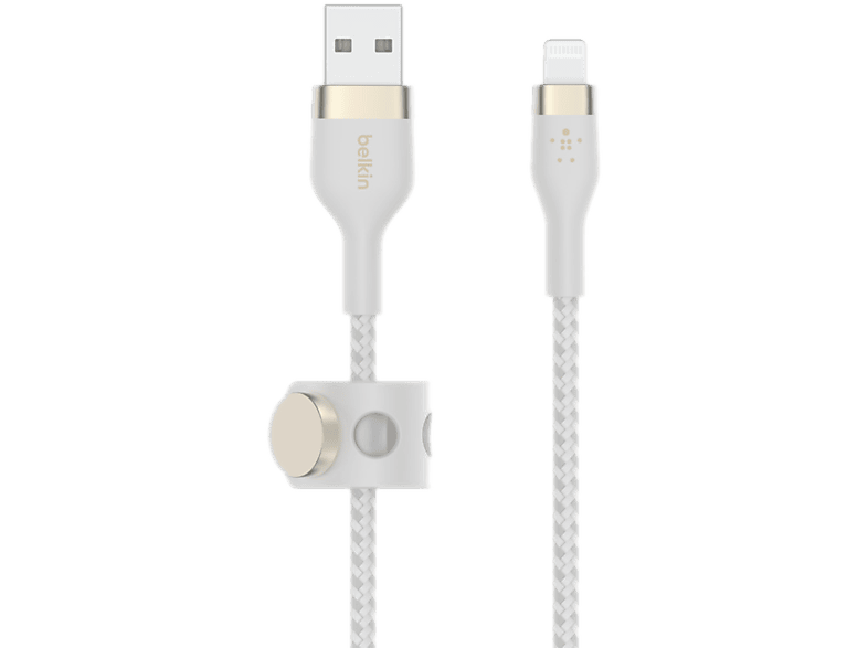 Belkin Usb-a/lightning-kabel Boost Charge Pro Flex 1 M Wit (caa010bt1mwh)