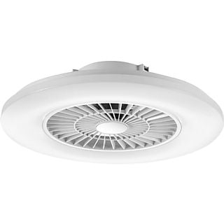 REACONDICIONADO B: Lámpara - Muvit iO MIOCLF001, De techo, Con ventilador, WiFi, Compatible con Asistentes de Voz, Blanco