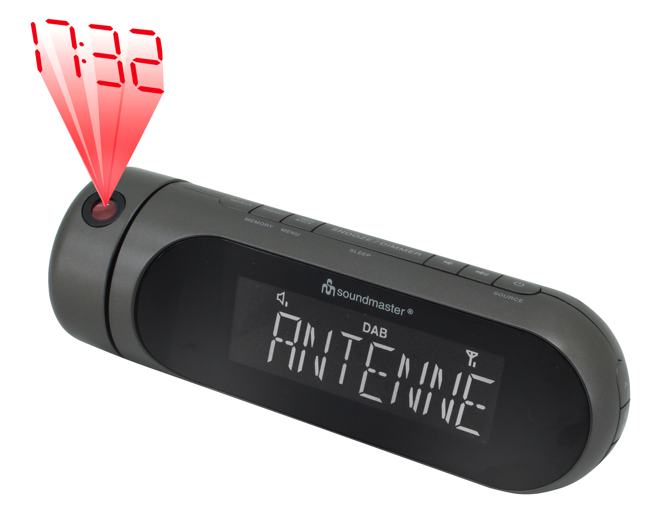 SOUNDMASTER UR6700AN DAB+/UKW-RDS Uhrenradio mit Projektion online