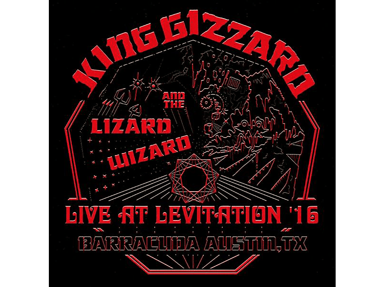 \'16 2LP) Levitation Live Gizzard Vinyl King Lizard & (Vinyl) Wizard At - The (Red -