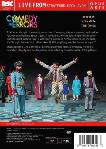 Bunsee/Lewis/Royal Shakespeare Company/+ - - OF (DVD) THE ERRORS COMEDY