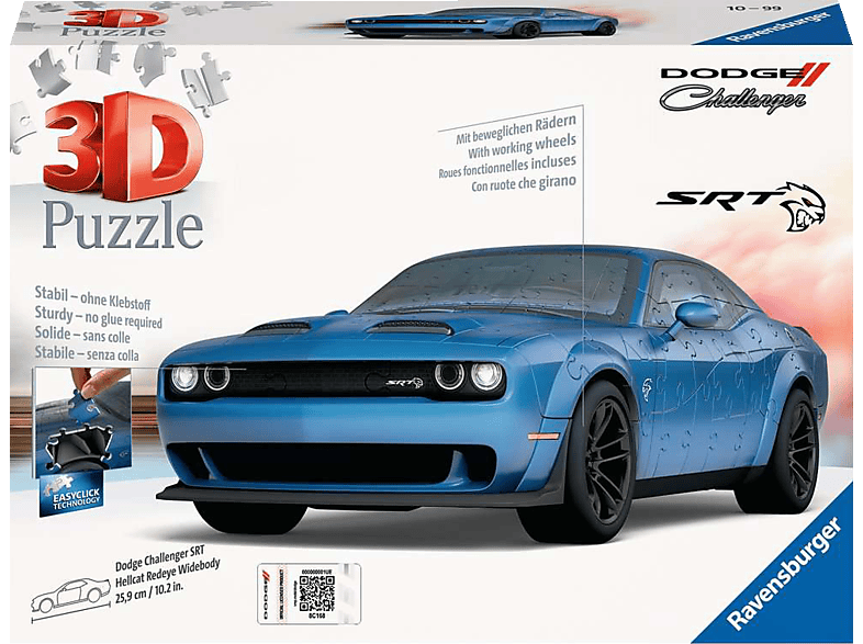 RAVENSBURGER Dodge Challenger SRT Hellcat Redeye Widebody 3D Puzzle Mehrfarbig | 3D Puzzles