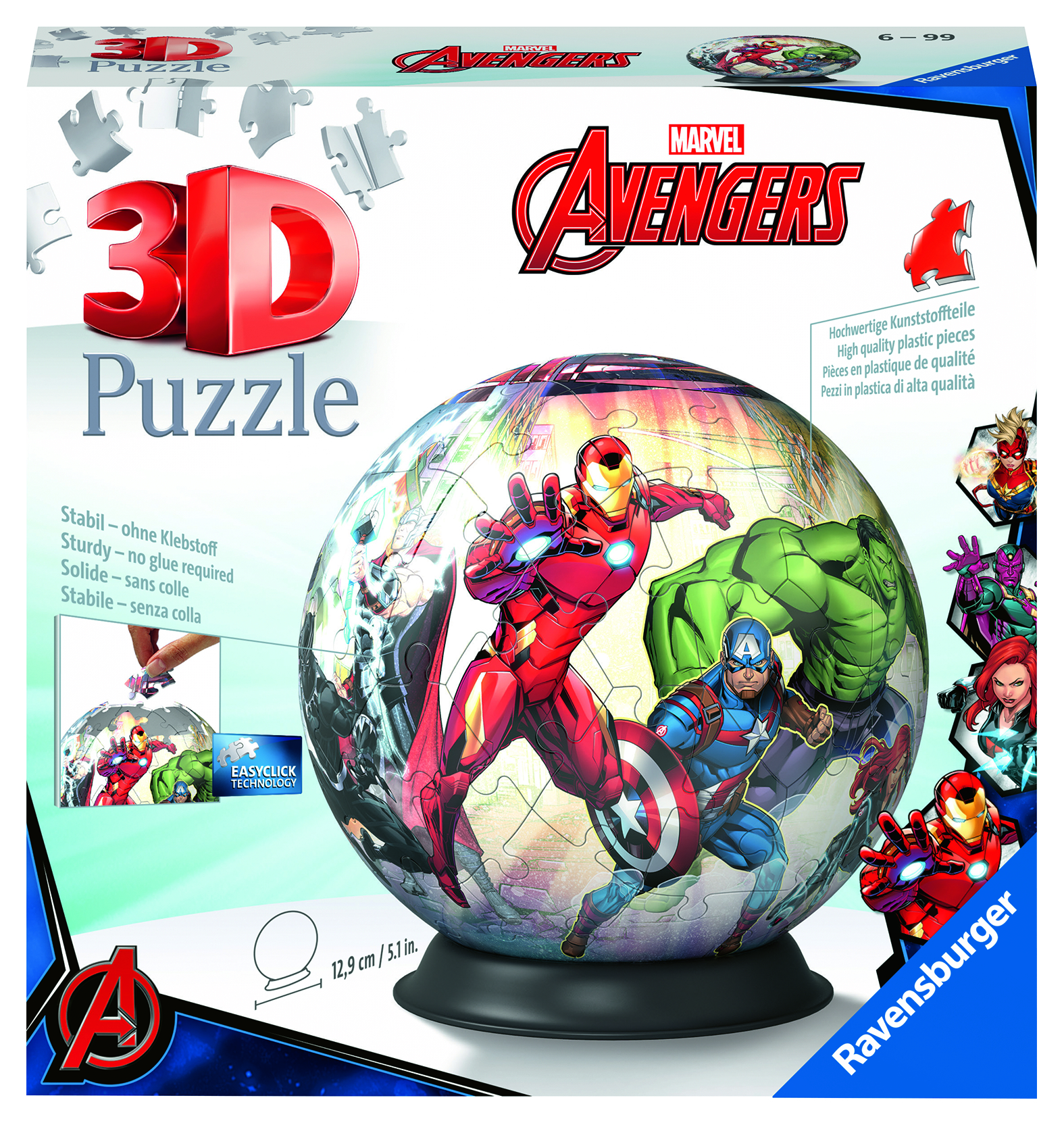 RAVENSBURGER Marvel 3D Puzzle Mehrfarbig Avengers