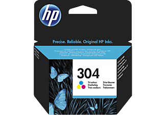 Cartucho de tinta - HP 304, Tricolor, N9K05AE
