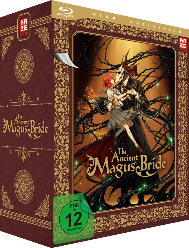 Box-Set von The Ancient Magus Bride. Das Cover zeigt zwei Charaktere in einer Fantasy-Umgebung.