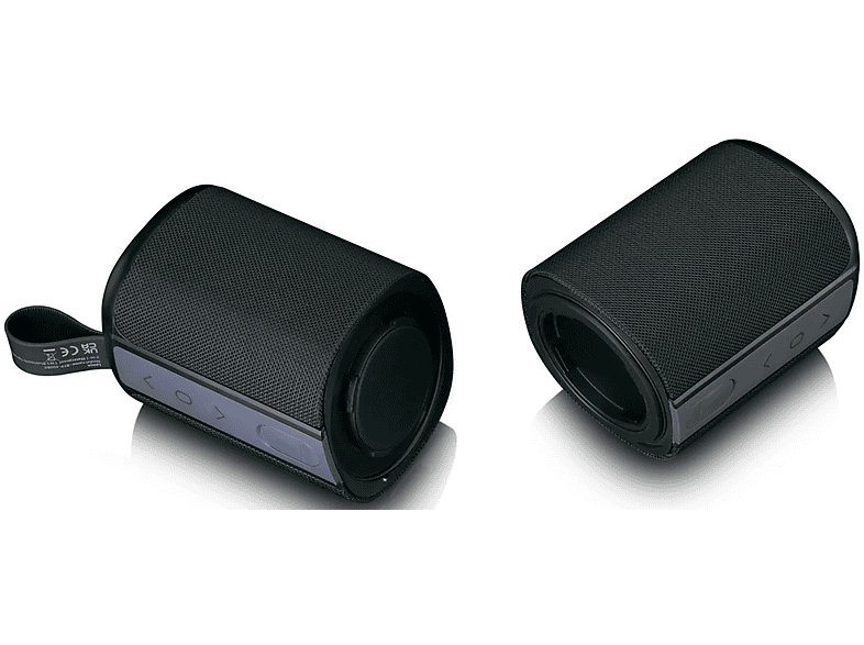 Lenco BTP-400BK - 2 in 1 Bluetooth® Lautsprecher - Wasserdicht (IPX7), Schwarz; Bluetooth-Lautsprecher — Foto 2 von 5