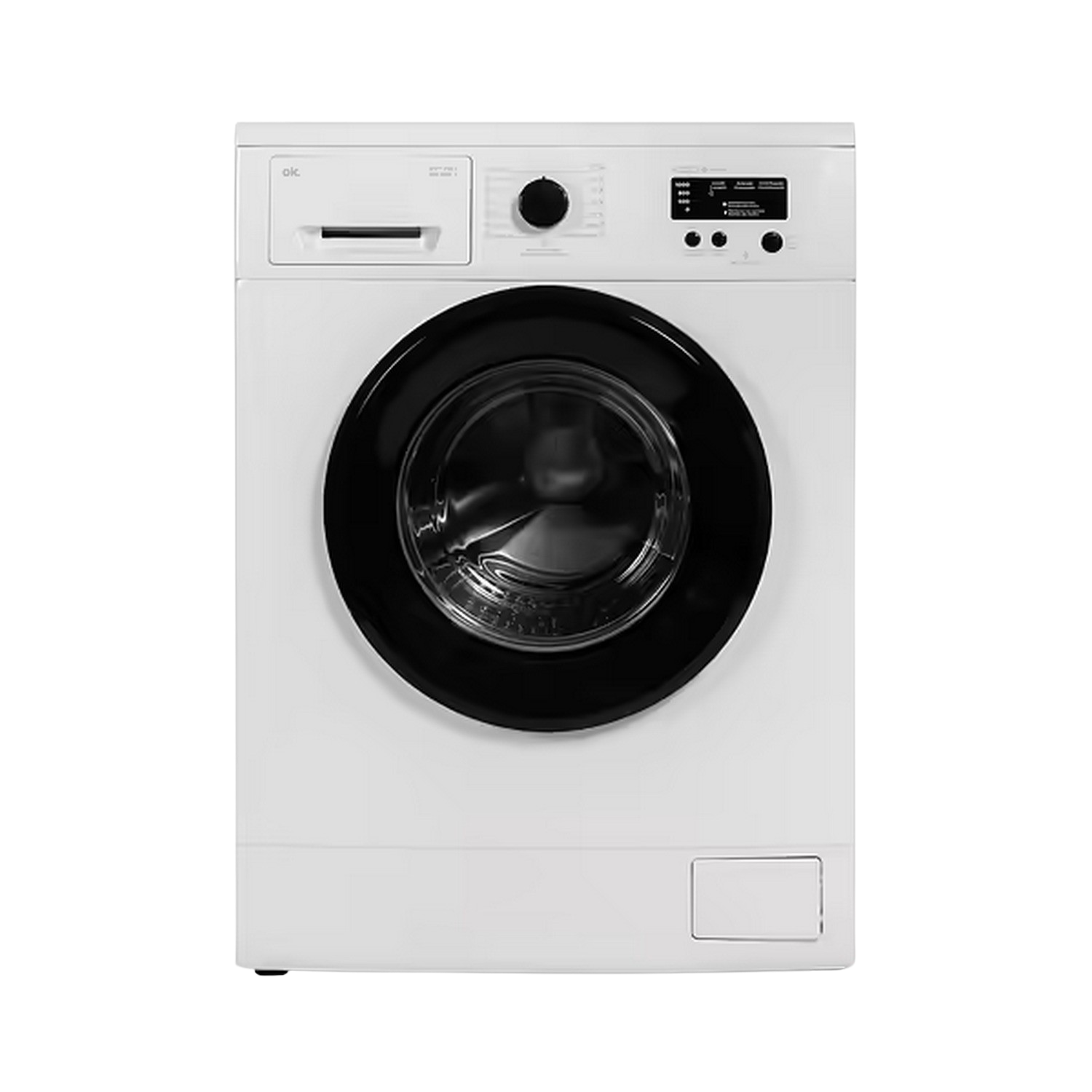REACONDICIONADO Lavadora carga frontal - OK OWM 6133, 6 kg, 15 Programas, LCD, 1000 rpm, 79 dB, 2200 W, Blanco