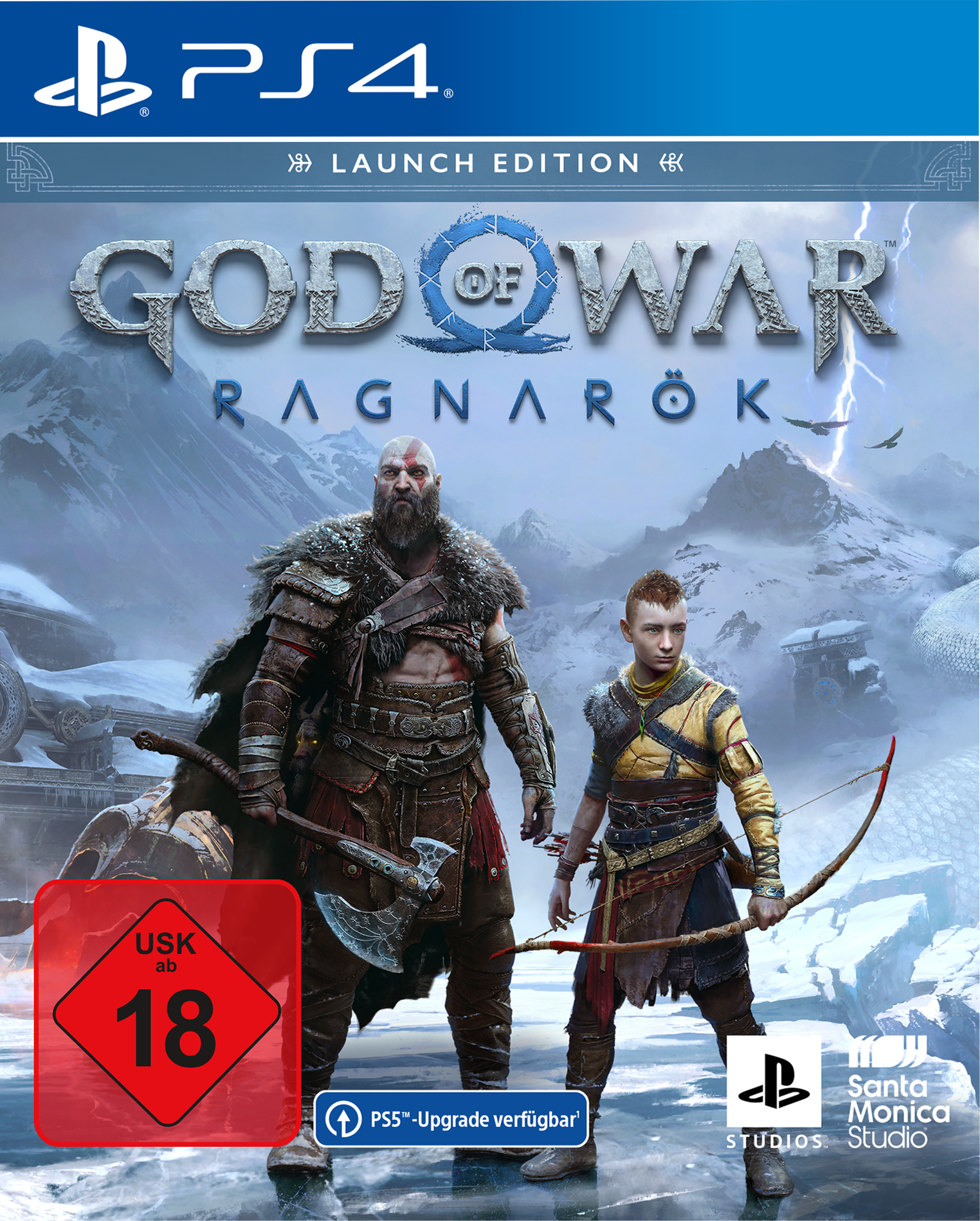 God Of War Ragnarök exklusive Launch Edition (PlayStation 4) + Lanyard - [PlayStation 4]