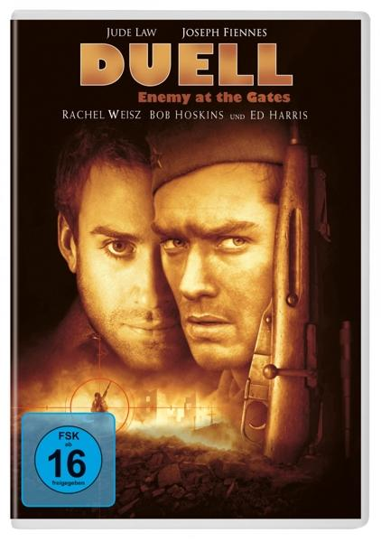 Duell - Enemy at the Gates DVD-Cover mit Jude Law und Joseph Fiennes.