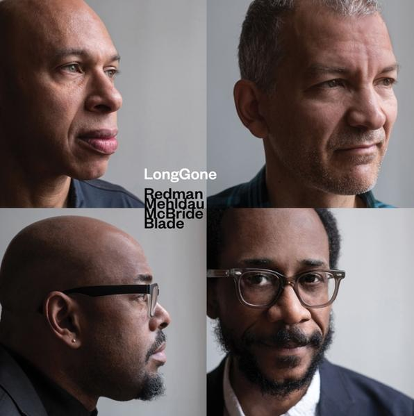 Vier Personen im Profil, Schwarzweißfoto, Albumcover: LongGone.