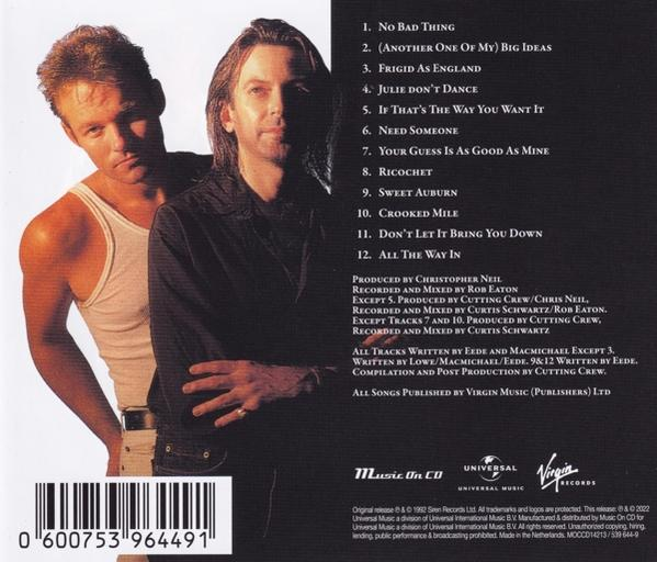 Cutting Crew - Compus Mentus  - (CD)