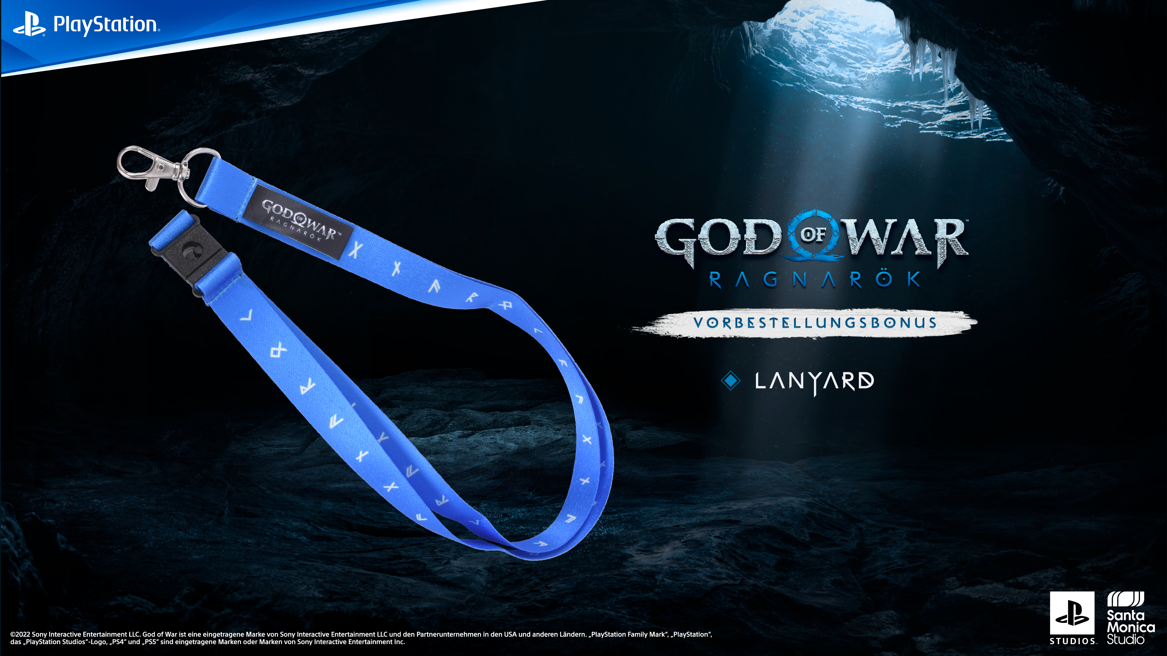 God Of War Ragnarök exklusive Launch Edition (PlayStation 4) + Lanyard - [PlayStation 4]