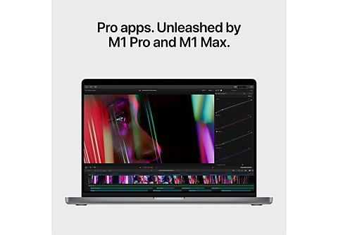 APPLE MacBook Pro 16 (2021) - Spacegrijs M1 Max 10C32C 64GB 2TB