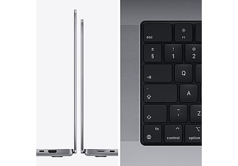 APPLE MacBook Pro 16 (2021) - Spacegrijs M1 Max 10C32C 64GB 8TB
