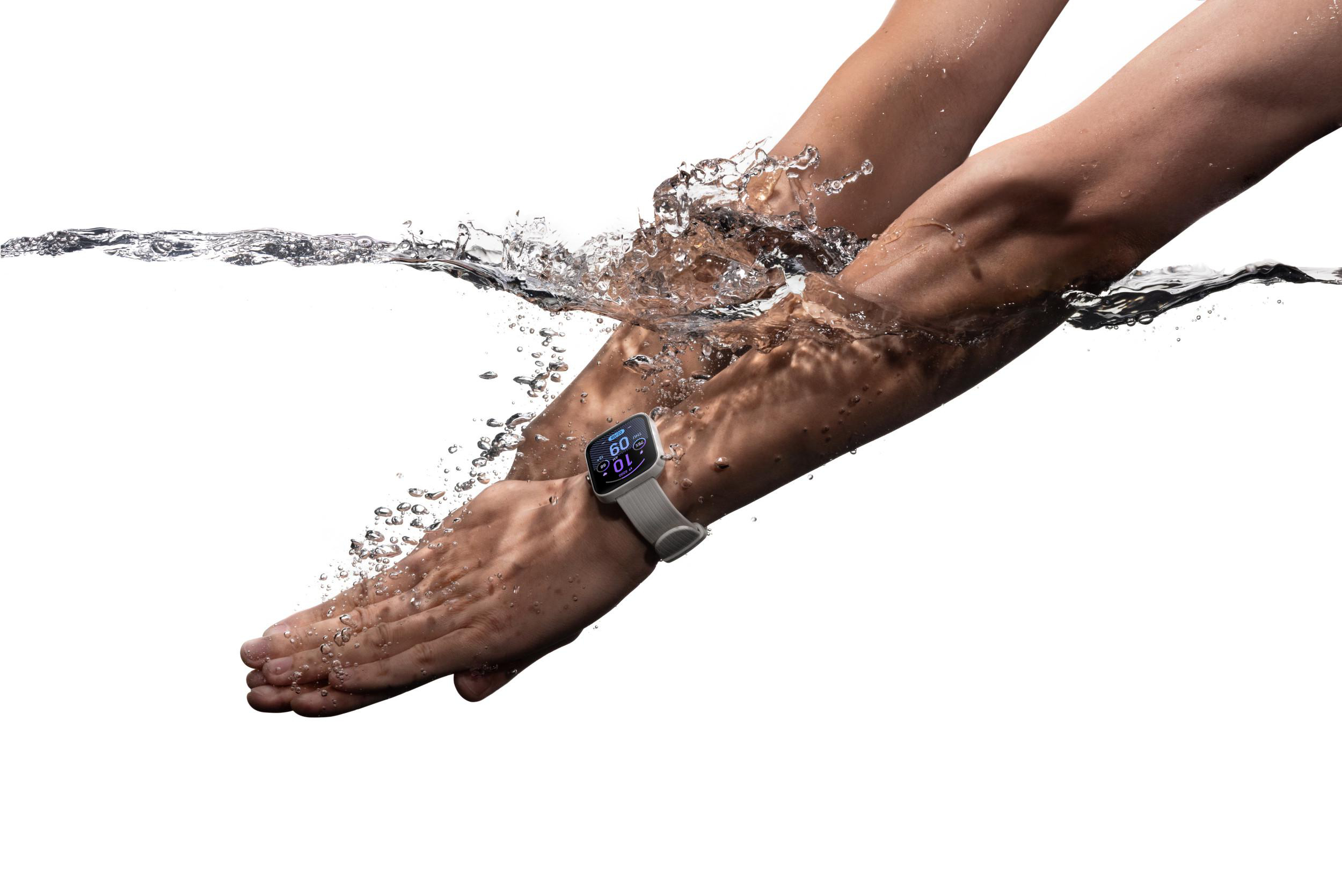 AMAZFIT Bip 3 Pro Smartwatch Kunststoff Silikon, 140-215 mm, Pink