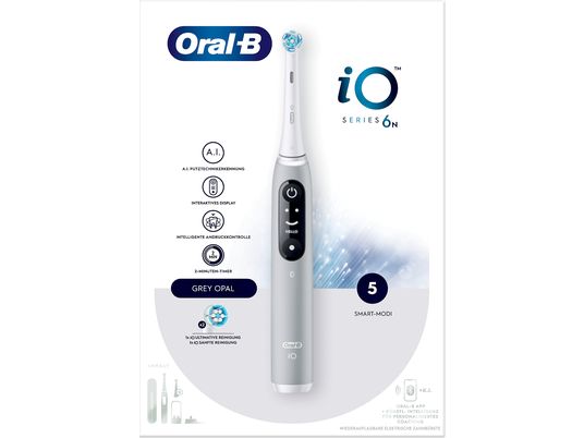 ORAL-B iO Series 6 - Spazzolino elettrico (grigio opale)