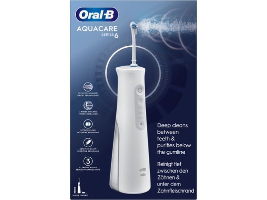 ORAL-B AquaCare 6 Pro Expert - Munddusche (Weiss)