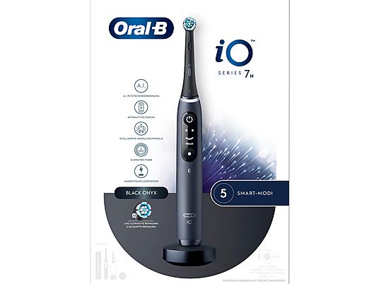 ORAL-B iO Series 7 - Elektrische Zahnbürste (Schwarz Onyx)