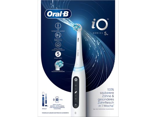 ORAL-B iO 5 - Elektrische Zahnbürste (Weiss)
