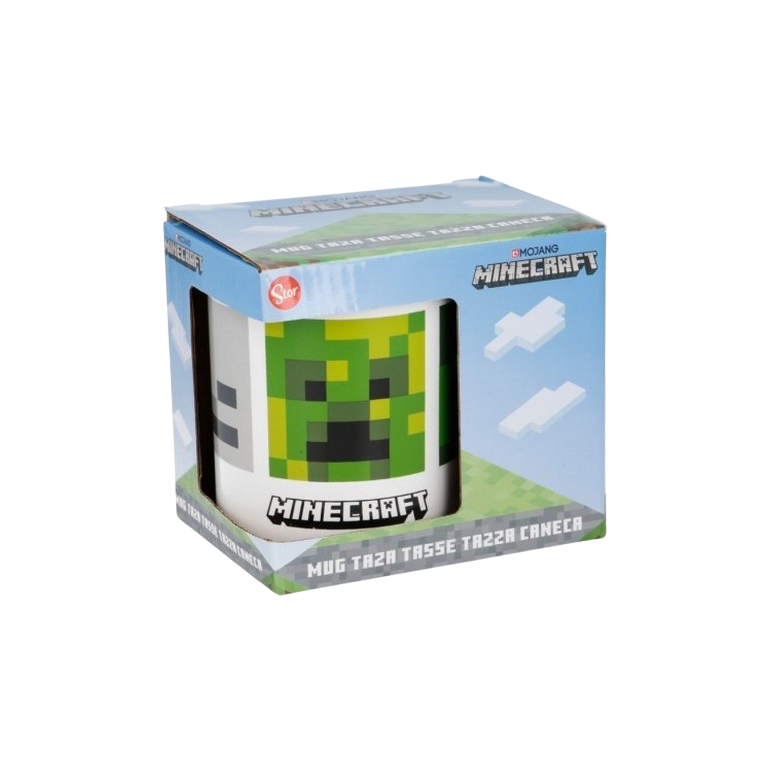 Taza Ceramica 325 ml minecraft en caja de regalo stor