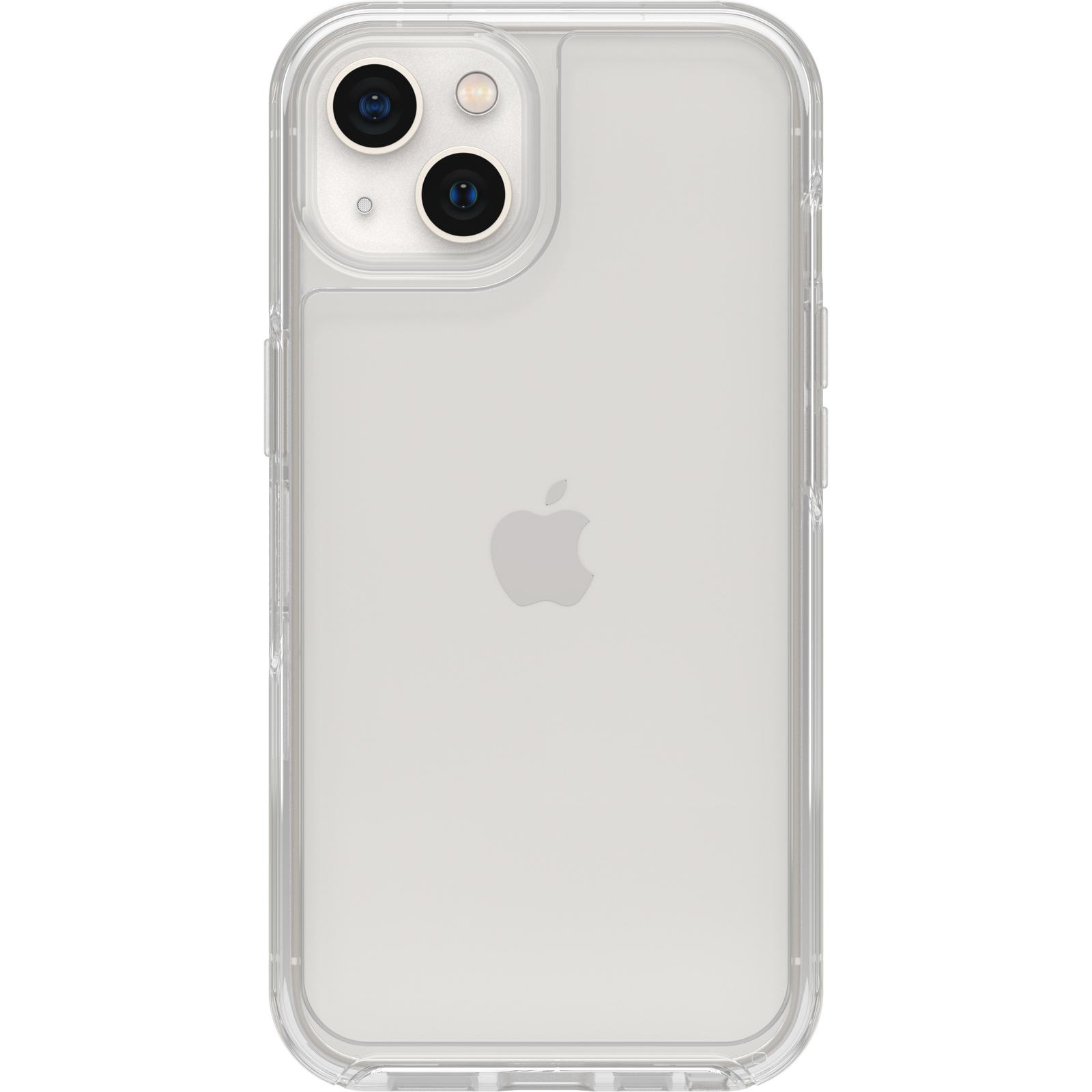 OTTERBOX Symmetry Clear + Alpha Glass, Backcover, Apple, iPhone 13, Transparent