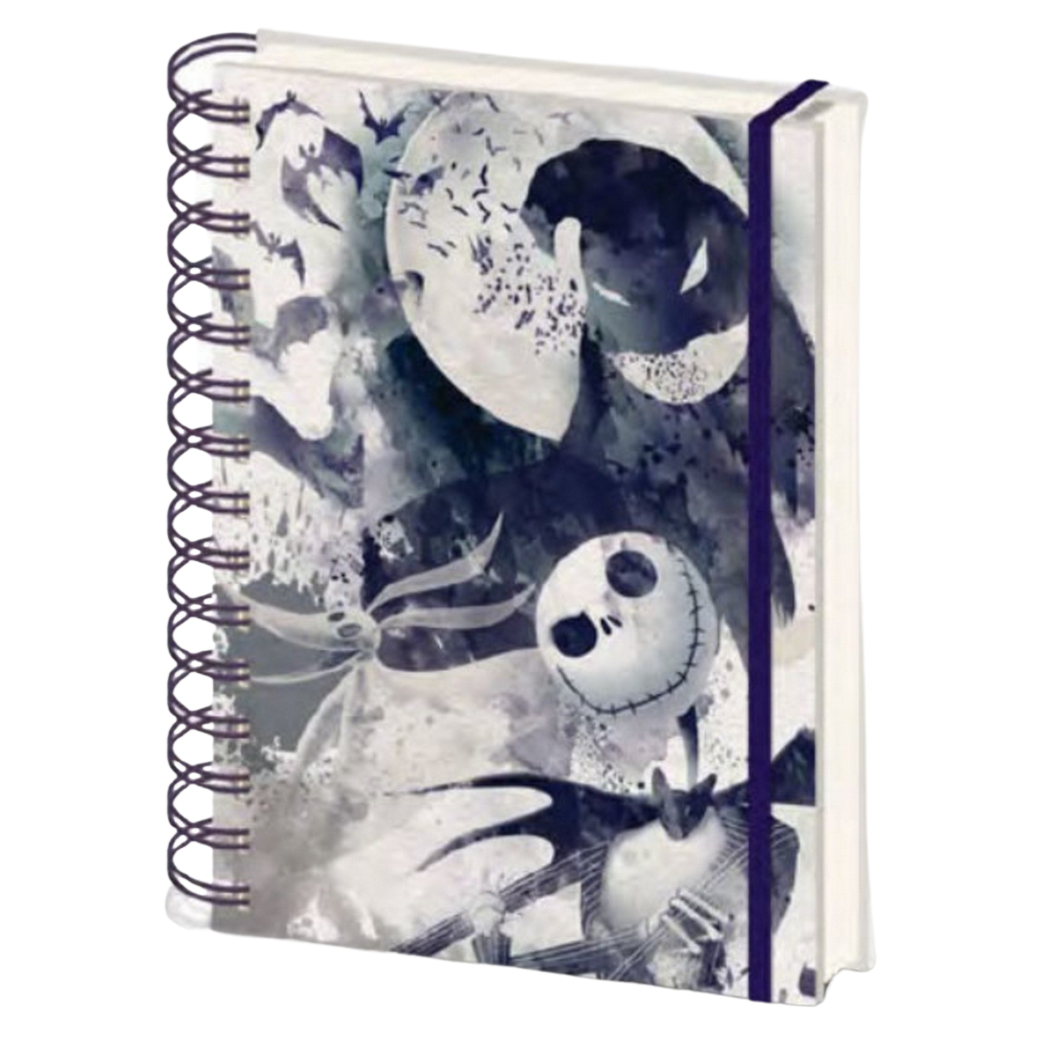 Libreta Sherwood Nightmare before christmas water colour a5 espiral y papel tapa dura multicolor pyramid wiro notebook quaderno