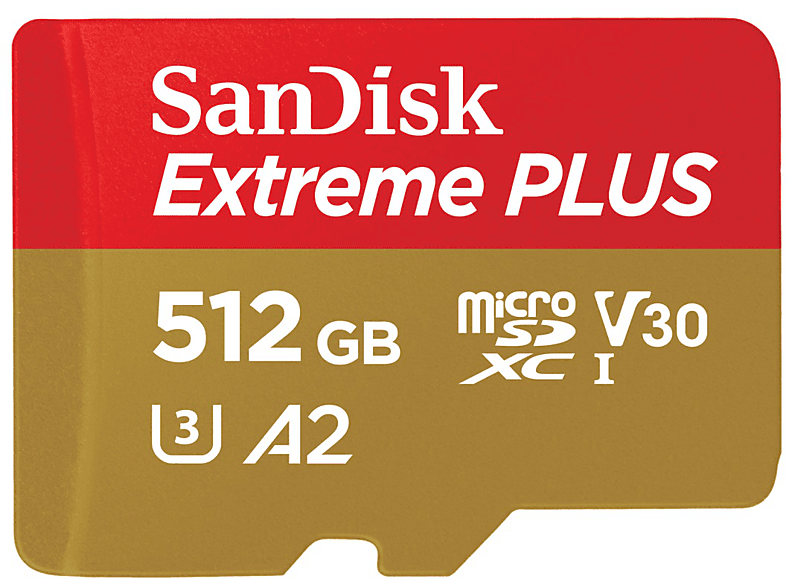 Speicherkarte, Micro-SDXC 200 SANDISK PLUS MB/s UHS-I, GB, Extreme® Elite 512