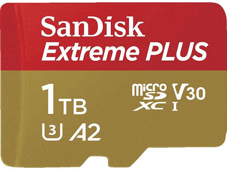 SANDISK Elite Extreme® PLUS UHS-I, Micro-SDXC Speicherkarte, 1 TB, 200 MB/s