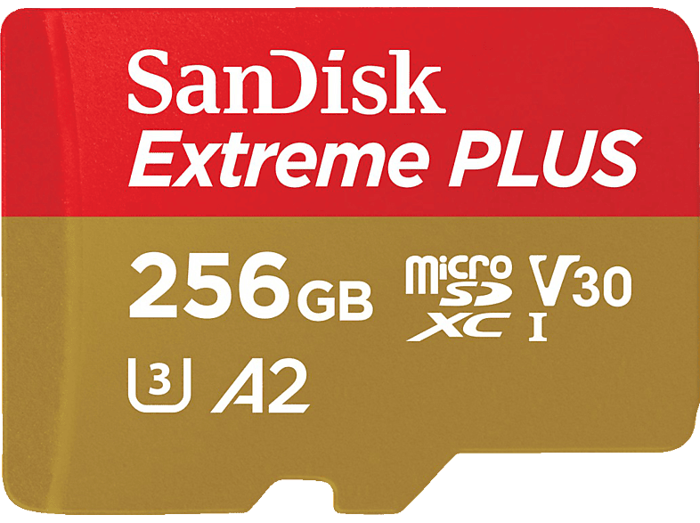 SANDISK Elite Extreme® PLUS UHS-I, Micro-SDXC Speicherkarte, 256 GB, 200 MB/s