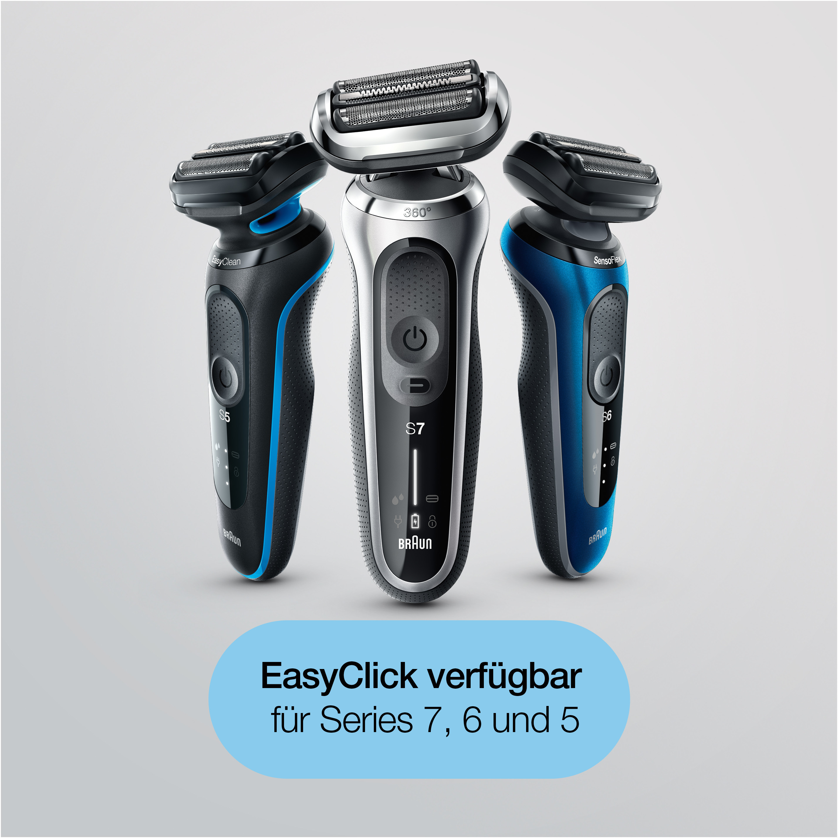 BRAUN EasyClick - Bodygroomer Aufsatz (Schwarz/Silber)